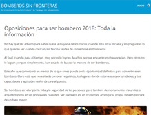 Tablet Screenshot of bomberos-sin-fronteras.es